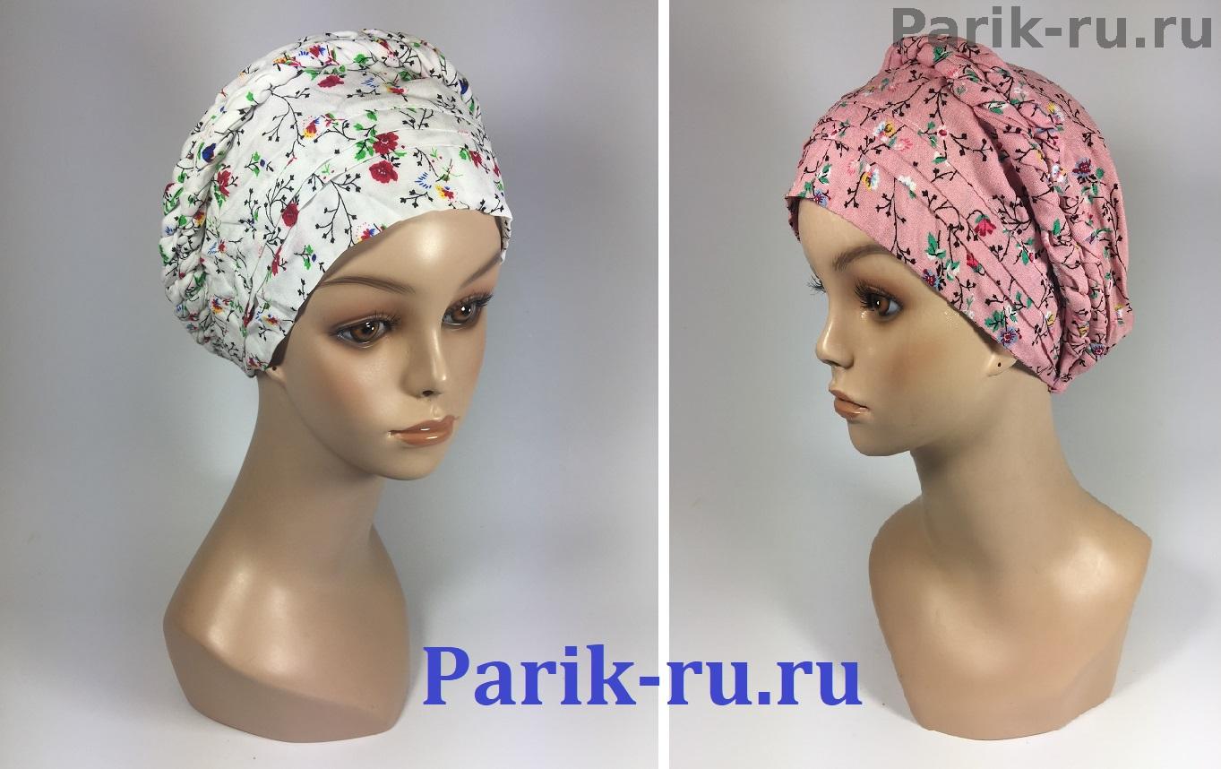 Летняя шапка из хлопка "Мила"